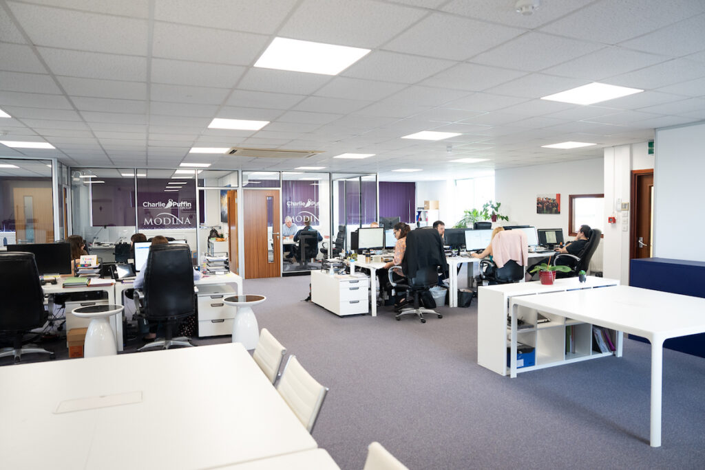 A photo of the office